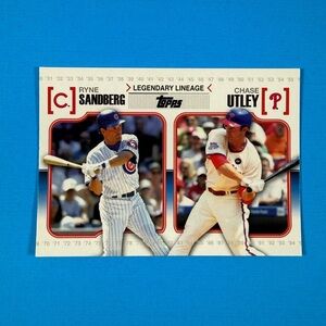 2010 Topps Legendary Lineage Ryne Sandberg / Chase Utley LL-60